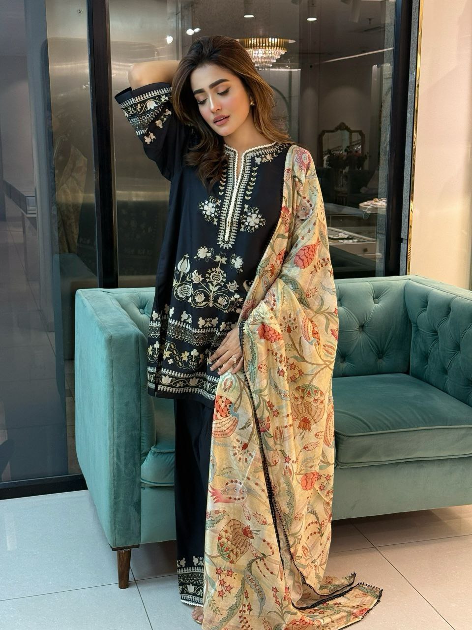 Premium  BSY Digital Printed Co-Ord Set – Effortless Style & Comfort